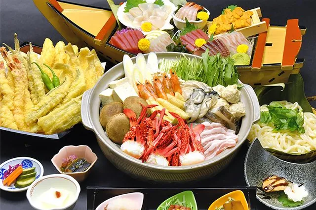 【屋形船】中金冬のいろどりグルメプラン