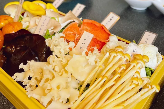 きのこしゃぶしゃぶ